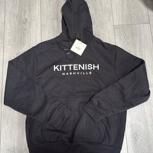 Kittenish black hoodie